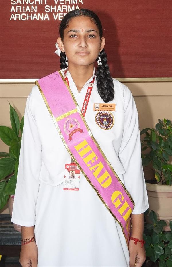 The school's Head Girl