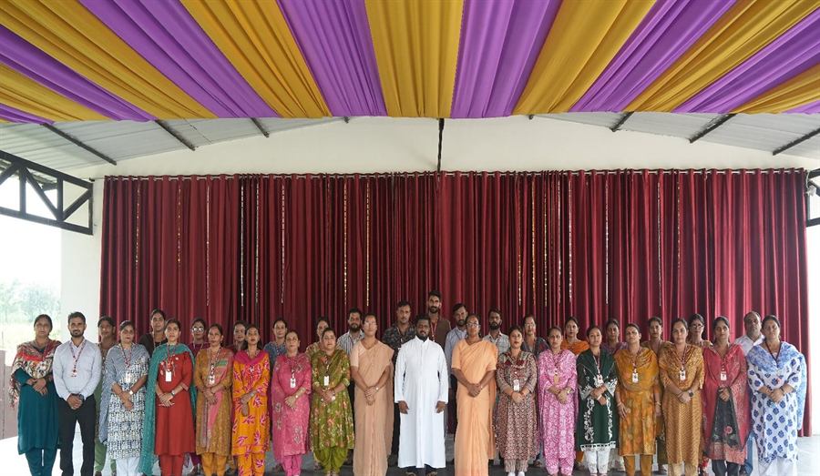 The teaching staff of Nirmala High School